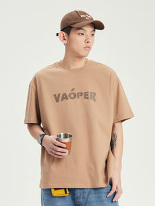 VAOPER Logo Print Crewneck T-shirt