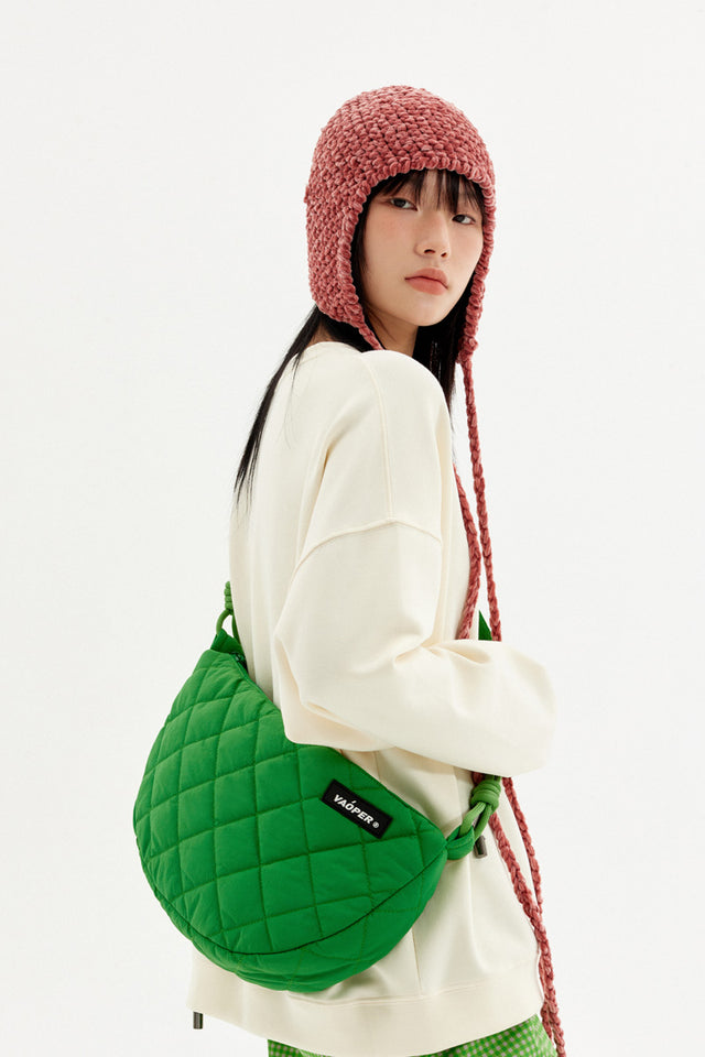 VAOPER Rhombic Padded Bum Bag