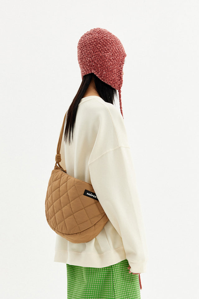 VAOPER Rhombic Padded Bum Bag