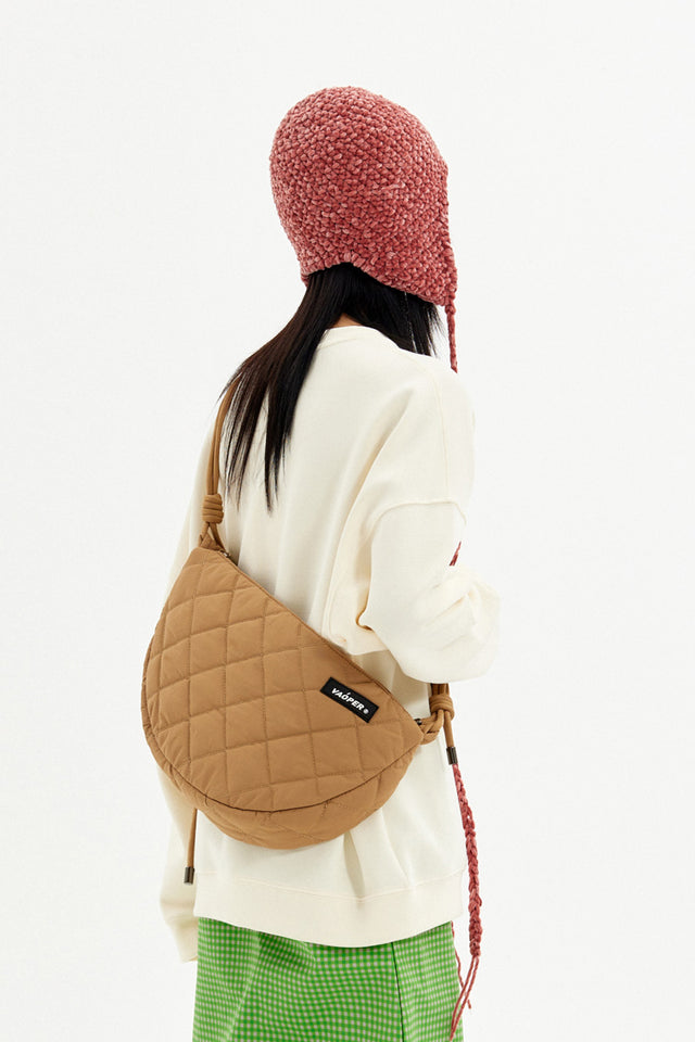 VAOPER Rhombic Padded Bum Bag