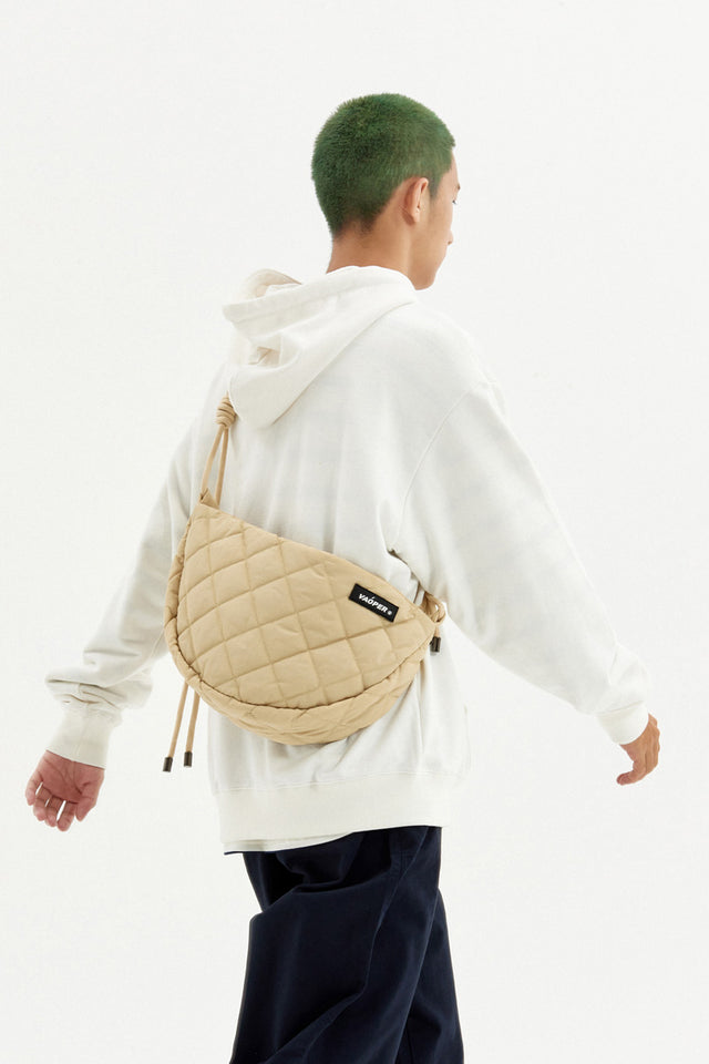 VAOPER Rhombic Padded Bum Bag