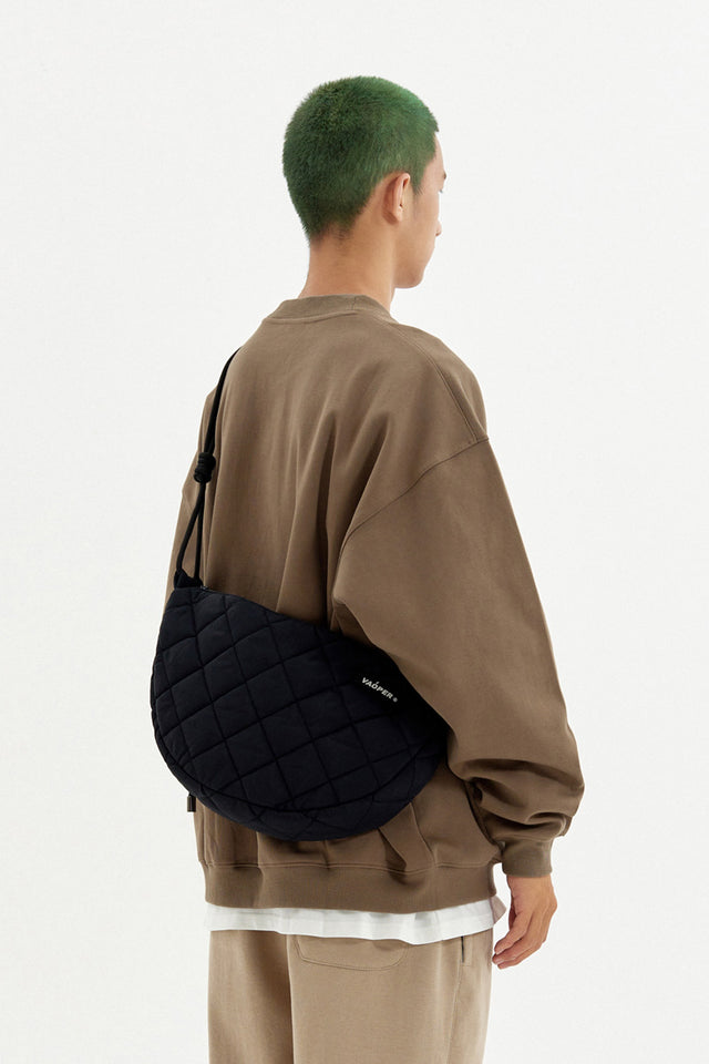 VAOPER Rhombic Padded Bum Bag