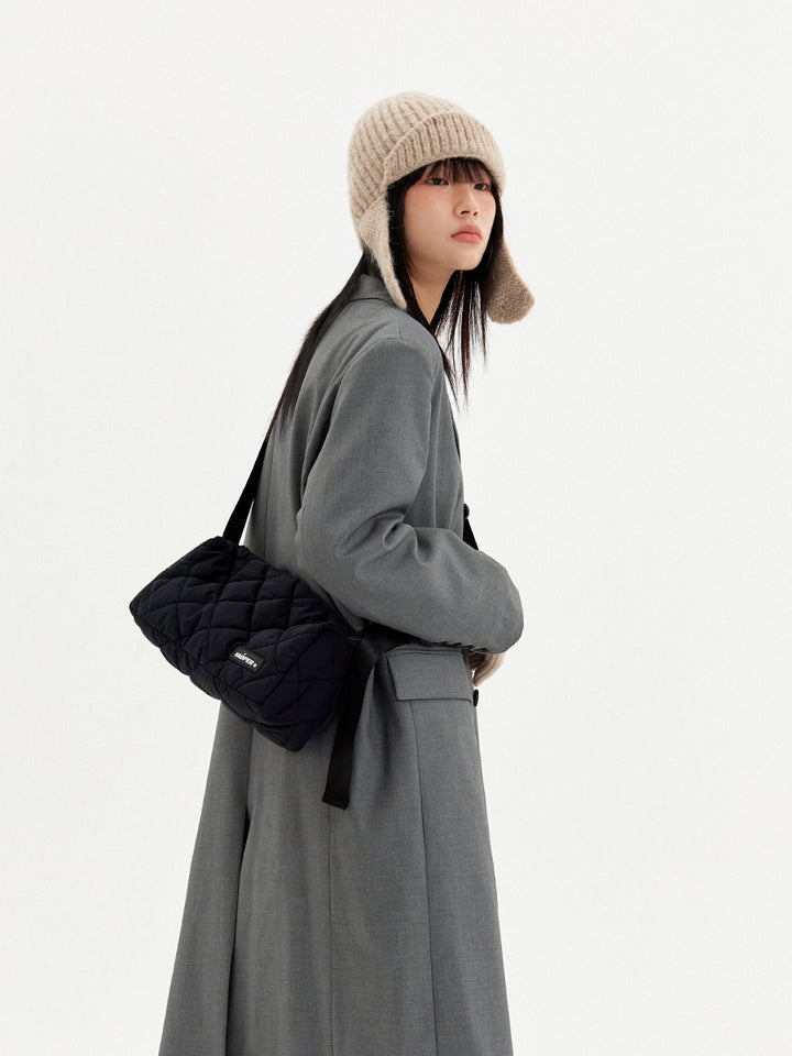 VAOPER Rhombic grid Dindin Bag