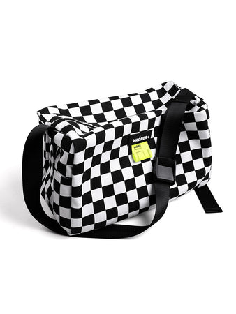 VAOPER Checkerboard Cross-body Bag