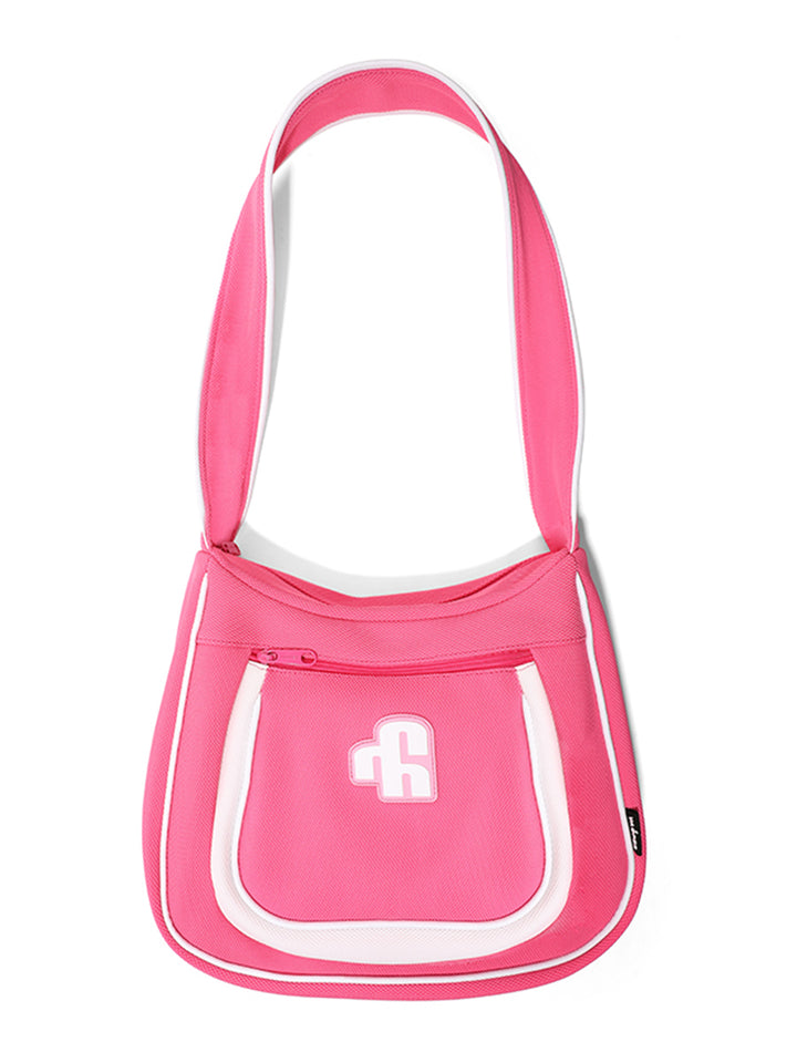 VAOPER Basic Big Logo Hobo Bag