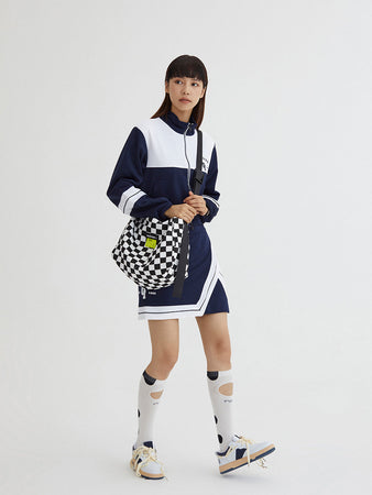 VAOPER Checkerboard Cross-body Bag