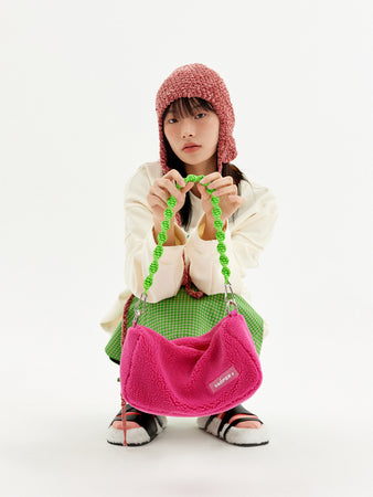 VAOPER Fluffy Chain Bag
