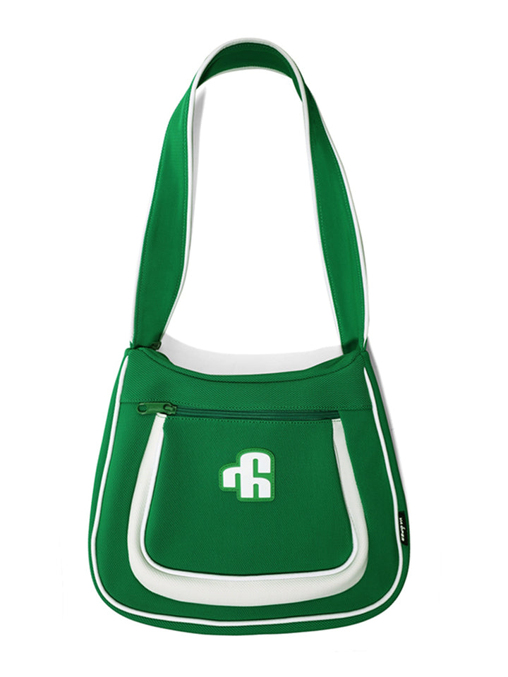 VAOPER Basic Big Logo Hobo Bag