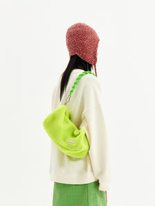 VAOPER Fluffy Chain Bag