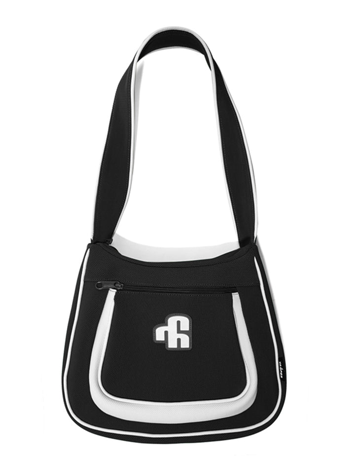 VAOPER Basic Big Logo Hobo Bag