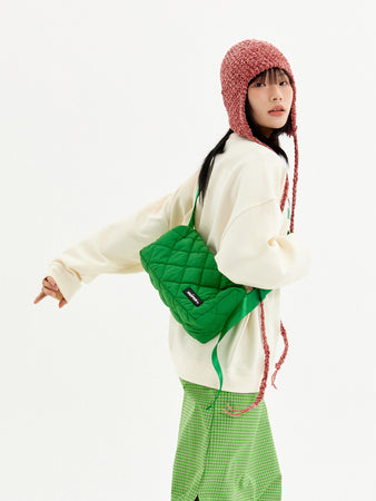 VAOPER Rhombic grid Dindin Bag