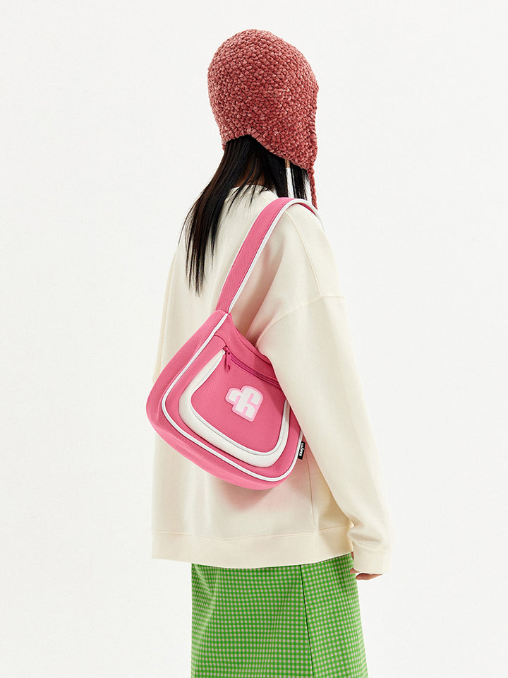 VAOPER Basic Big Logo Hobo Bag