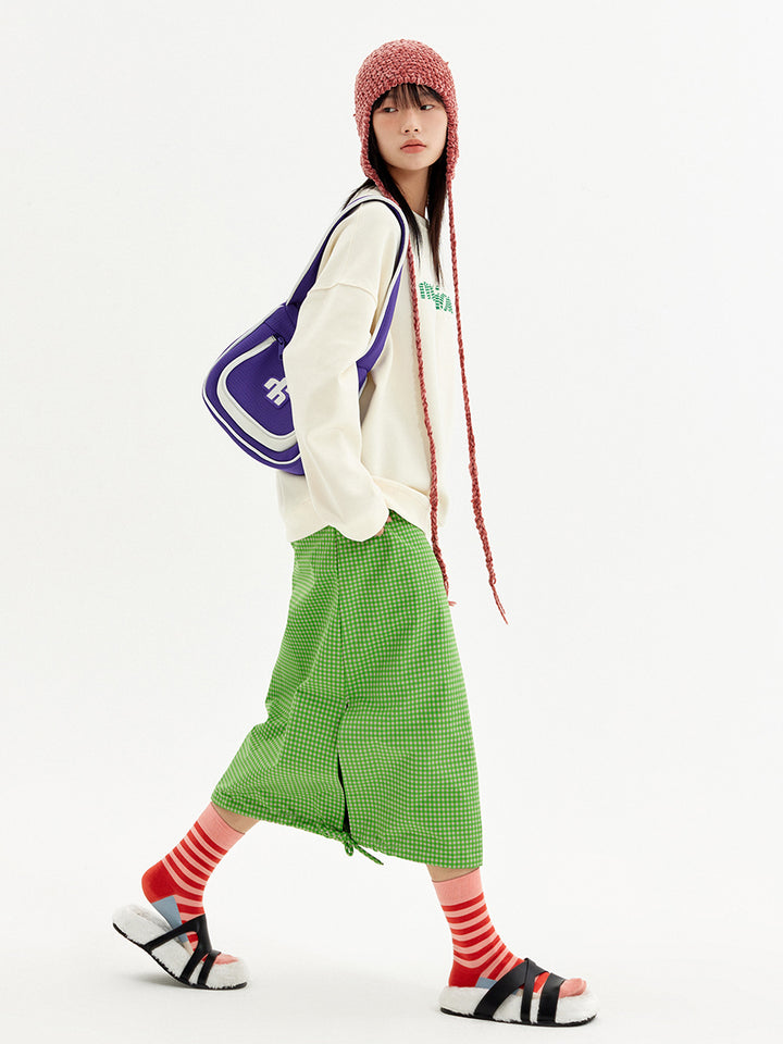VAOPER Basic Big Logo Hobo Bag
