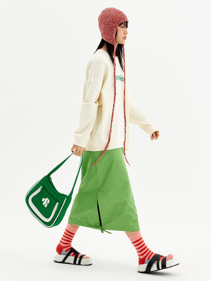 VAOPER Basic Big Logo Hobo Bag