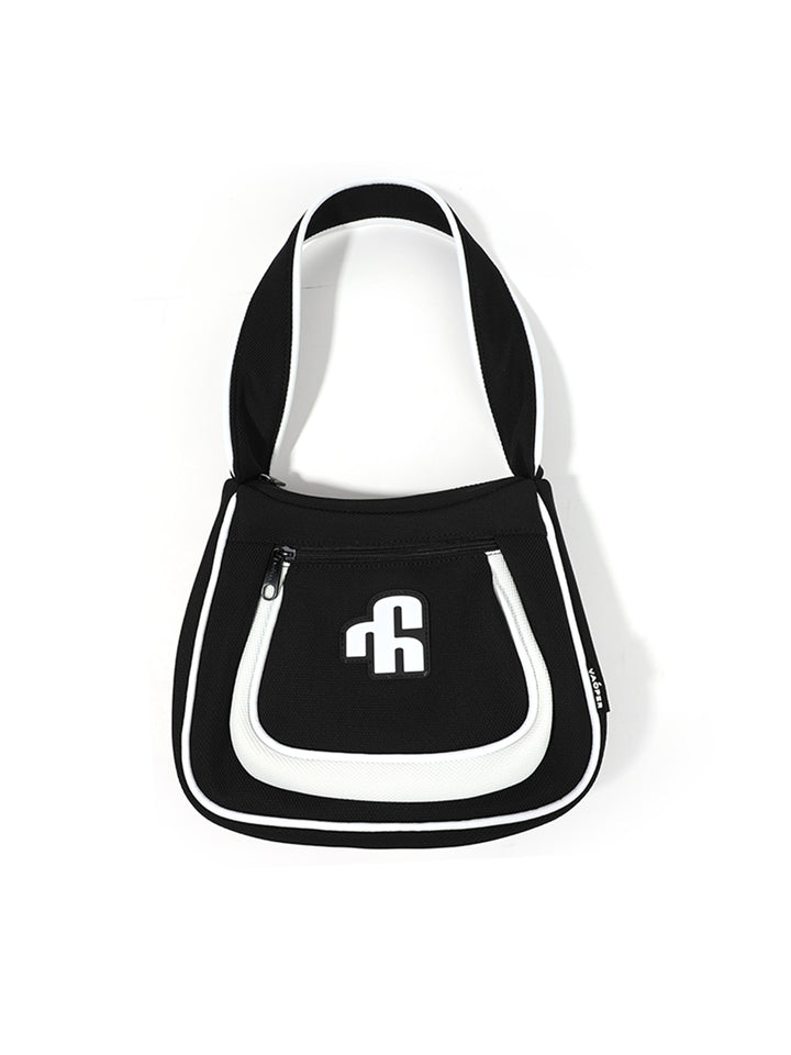 VAOPER Basic Big Logo Hobo Bag