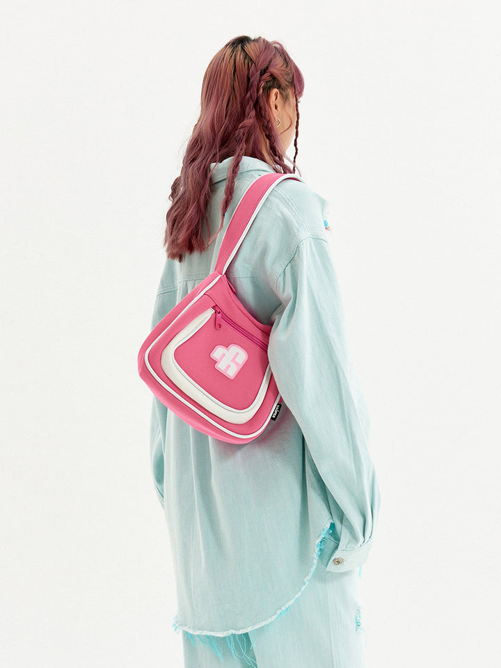 VAOPER Basic Big Logo Hobo Bag