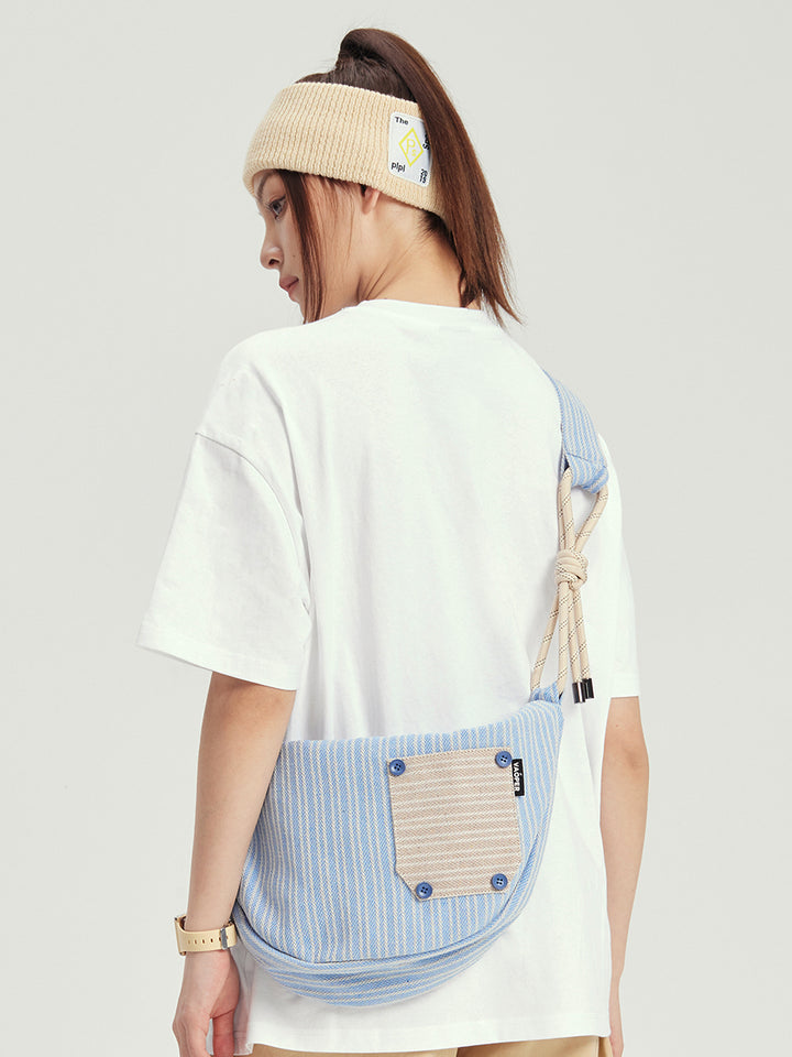 VAOPER Multicolor Striped Bum Bag