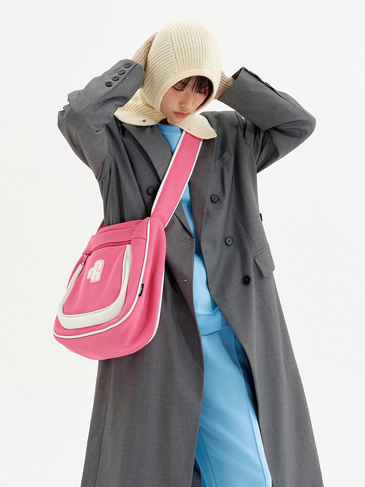 VAOPER Basic Big Logo Hobo Bag