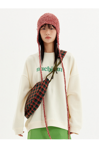VAOPER Red Tartan Plaid Bum bag