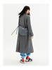 VAOPER Blue Denim Monogram Bum Bag