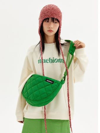 VAOPER Rhombic Padded Bum Bag
