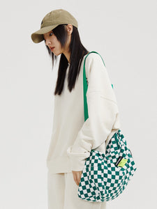 VAOPER Checkerboard Cross-body Bag