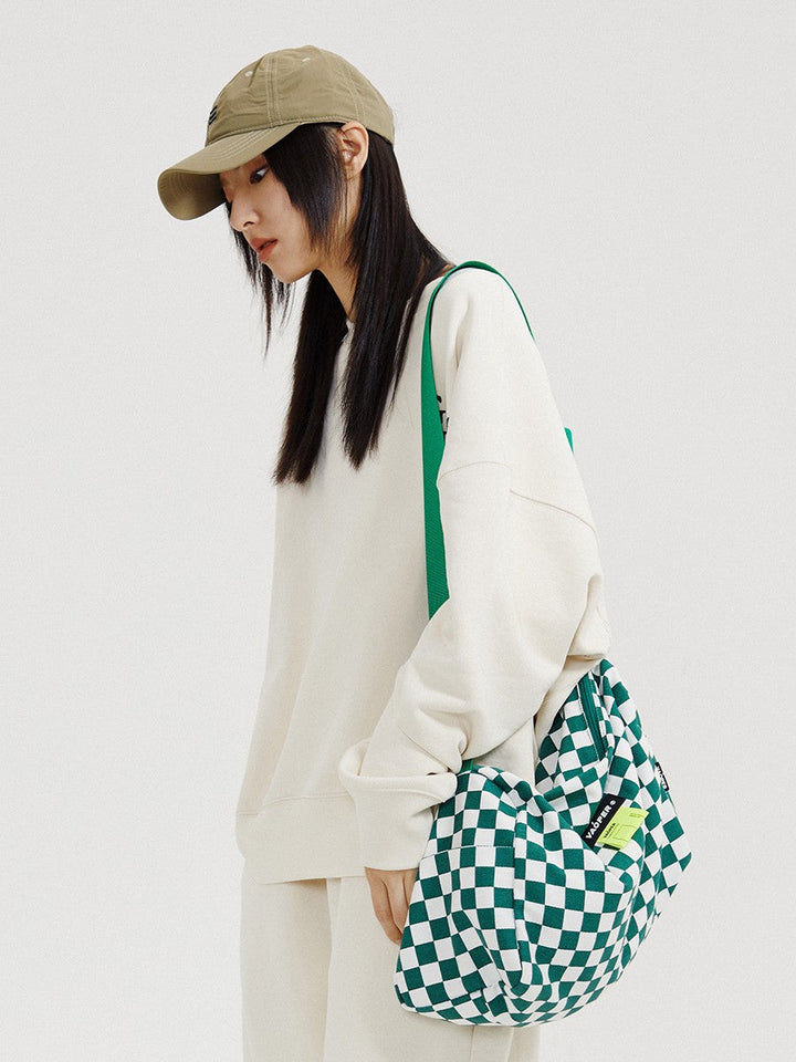 VAOPER Checkerboard Cross-body Bag