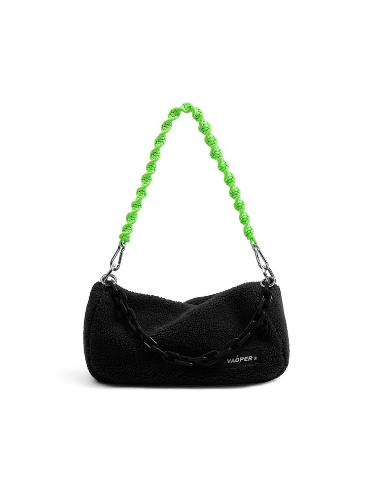 VAOPER Fluffy Chain Bag
