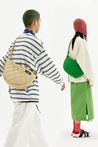 VAOPER Rhombic Padded Bum Bag