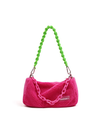 VAOPER Fluffy Chain Bag