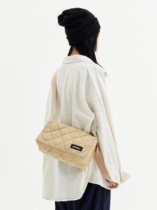 VAOPER Rhombic grid Dindin Bag