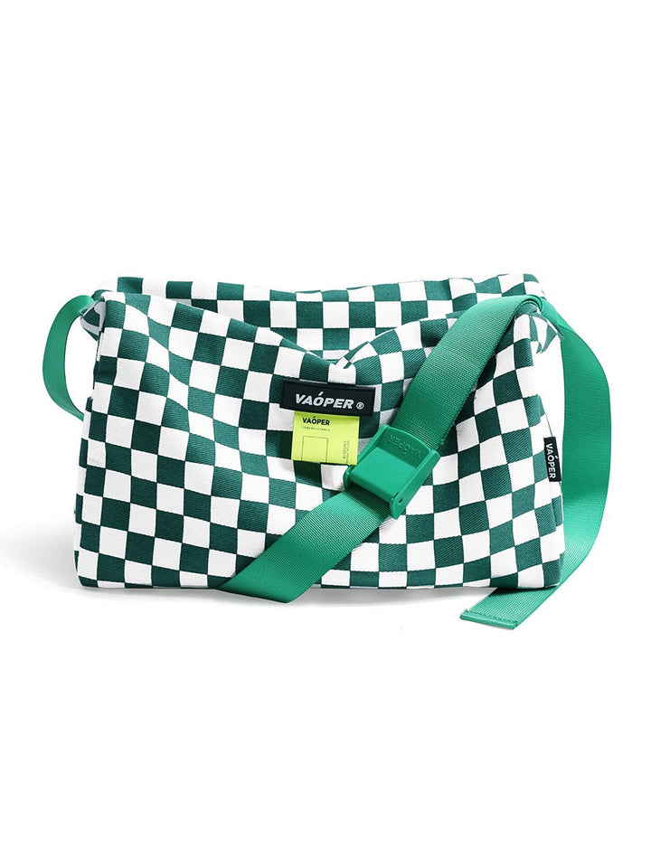 VAOPER Checkerboard Cross-body Bag