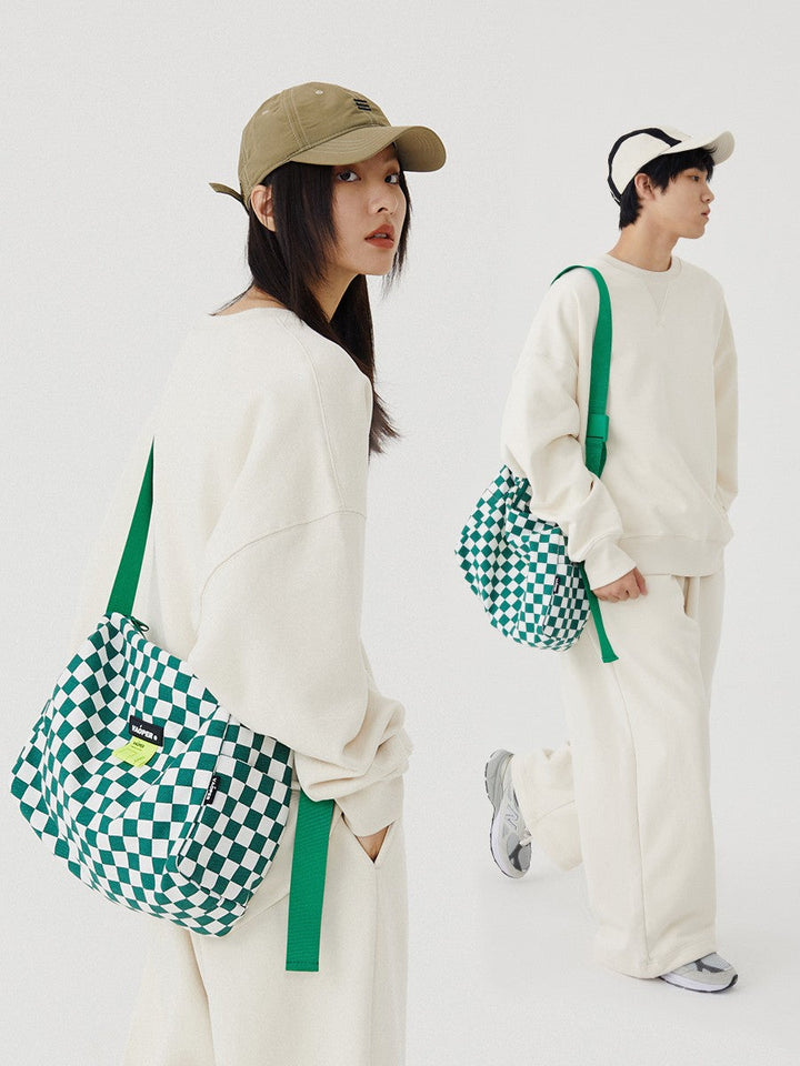 VAOPER Checkerboard Cross-body Bag
