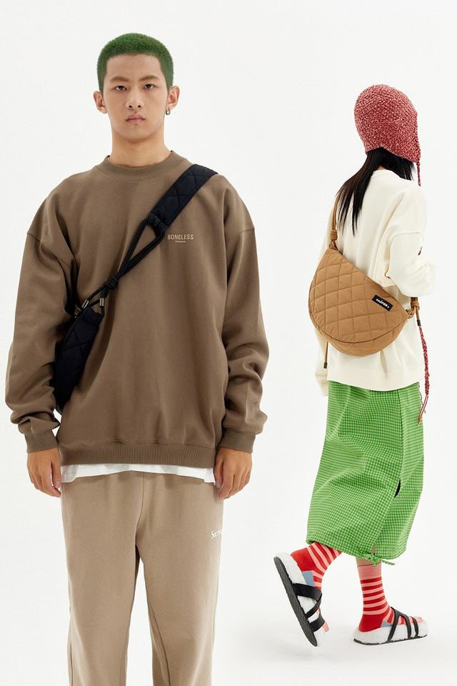 VAOPER Rhombic Padded Bum Bag